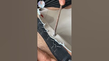 Cận cảnh quy trình hoàn thiện tay ghế sofa da