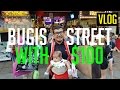 Shopping in bugis street singapore with 100  small city island