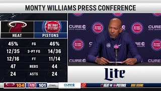 Pistons LIVE 3.17.24: Monty Williams by Bally Sports Detroit 1,622 views 2 months ago 5 minutes, 29 seconds
