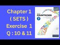 New oxford countdown maths class 7th, 3rd edition || chapter 1 SETS || Ex:1 , Q 10 & 11