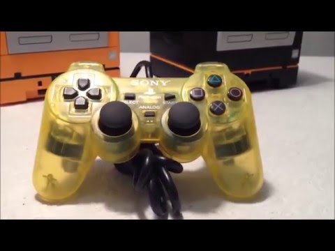 Yellow Playstation 2 Controller