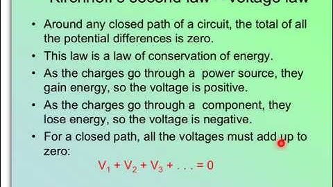 L3 - Electrical Systems - 3 Kirchhoff