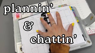 Plannin’ & Chattin’ | Plan next week with me!! In an… Erin Condren Hourly!!!