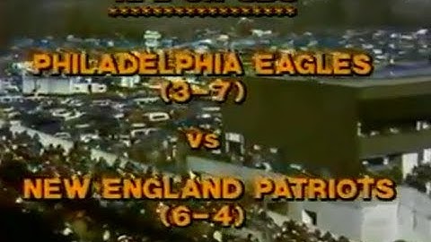 1977-11-27 Philadelphia Eagles vs New England Patriots