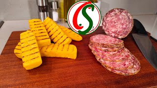 Polenta - Only water, corn flour and salt - In northern Italy it is like bread