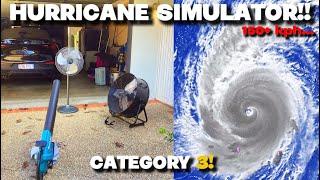 Will I survive my HURRICANE SIMULATOR🌀!! (Category 3…)