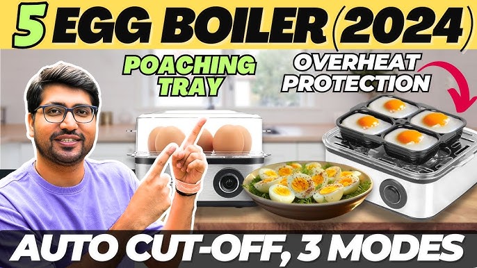 Egg Cooker, Electric Egg Boiler Made of PP and Stainless Steel,Electric Egg  Cooker Multifunction Chicken Shape Rapid Egg Boiler 7 Egg Capacity  Automatic Shut Off Mini Breakfast Machine,Anti-dry Safe and Reliable(US  110V)