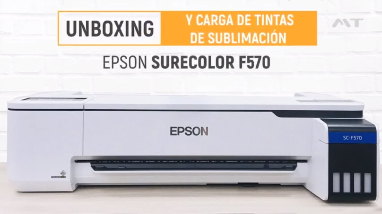 Plotter Sublimación Epson Surecolor F570 - Unboxing e Instalación de tintas  Parte I - YouTube
