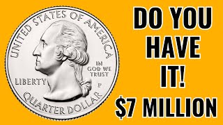 2024 Top 10Most Valuable Washington Quarter Dollars You Won't Believe May Be Worth Over $5 Million!