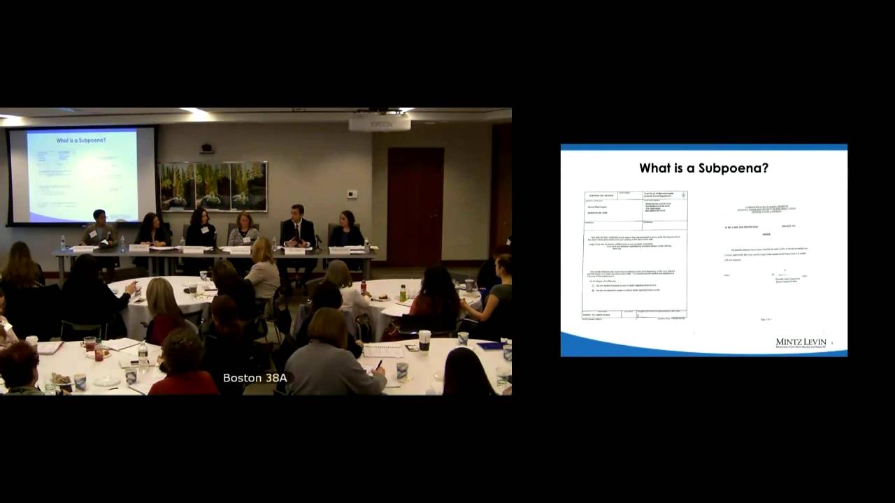 Understanding and Responding to Subpoenas