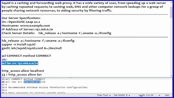 How To Install Squid proxy server on OpenSUSE Leap 42.2