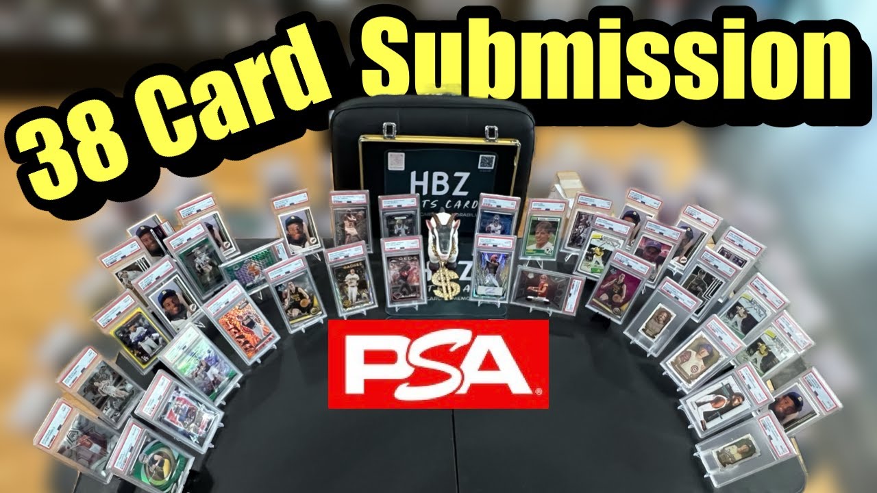38 Card PSA Grade Reveal!! - YouTube