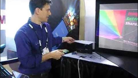 CES 2009: Microvision SHOW WX Pico Projector Display Technology
