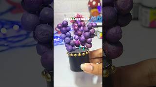 Diy Mini Lavender Plant|| Cute Artificial Plant craft #planter #plants #art #craft #cute #lavender