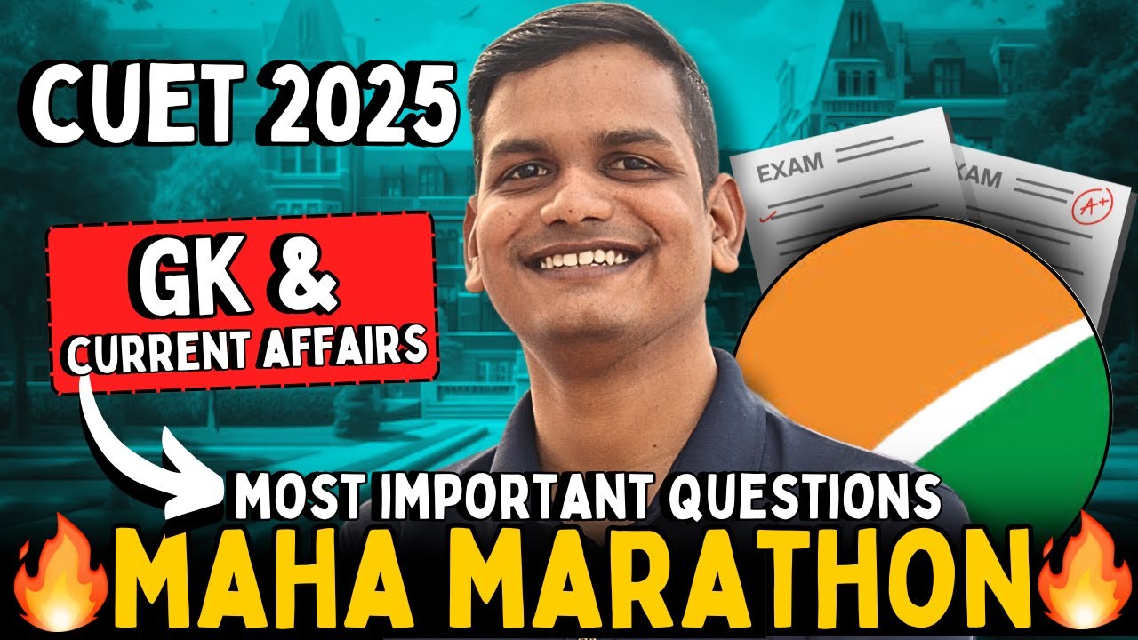CUET General Aptitude Test GK & Current Affairs मैराथन | GK & Current ...