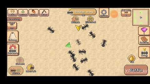 Pocket Ants Simulation - Capture and Fusing Praying Mantis