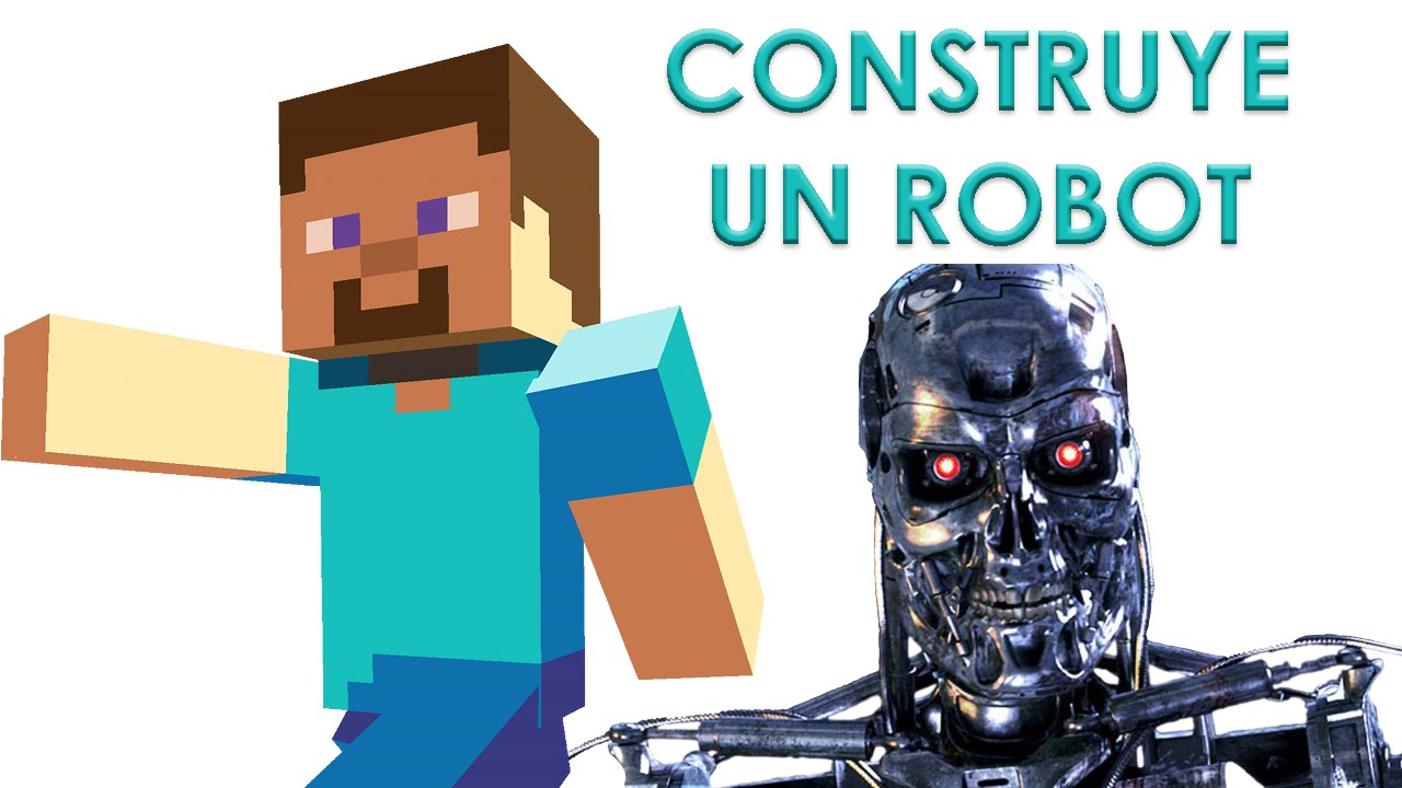 Construye un robot en 1 minuto | Minecraft | Paso a paso - YouTube