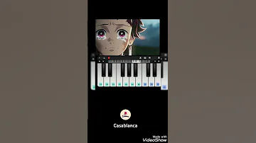 عزف بالبيانو اغنية قاتل الشياطين موت هاشيراما اللهب 