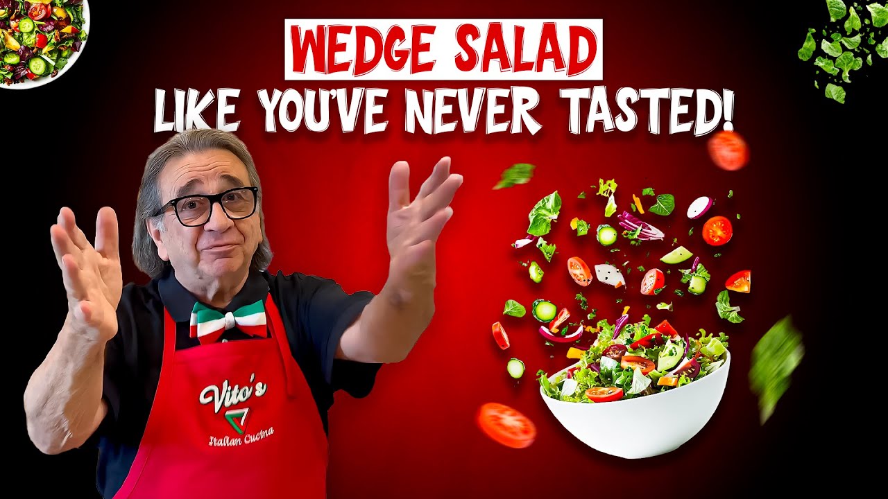How to Make a Classic Wedge Salad | Easy & Simple | Cheese, Bacon &Tomatoes |  Vito’s Italian Cucina