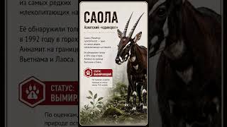 Это животное считали мифом 😳#shorts#лапкиихвостики#саола#тайныприроды#невероятныеживотные
