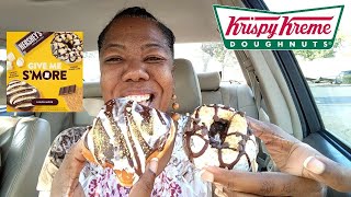 New Krispy Kreme Hershey Chocolate S'mores Donut Review