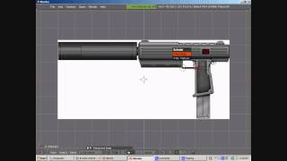 space pistol speed modeling in blender