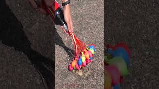 Coca Cola And Mentos Vs Balloons #Shorts