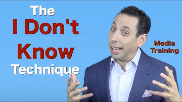 Media Training Interview Skills: I Don