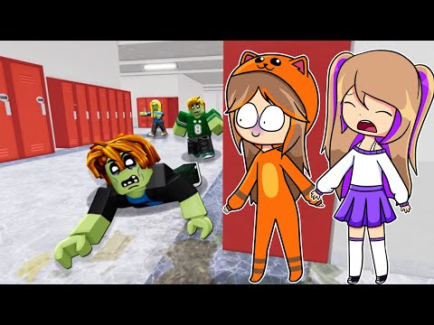 Sobrevivimos Al APOCALIPSIS ZOMBIE De La ESCUELA En Roblox 