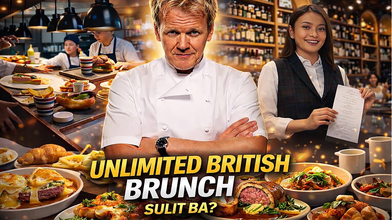 Unlimited Starters, Drinks & Desserts sa Gordon Ramsay Bar & Grill?! Great British Brunch Experience