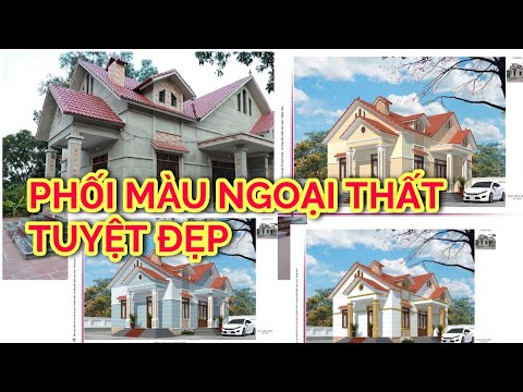 Phối Màu Sơn Nhà Biệt Thự - Phối màu sơn nhà| Minhnguyenhouse