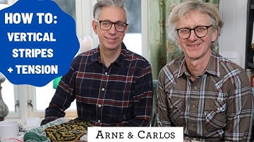 How to knit vertical stripes without getting problems with tension by ARNE & CARLOS.