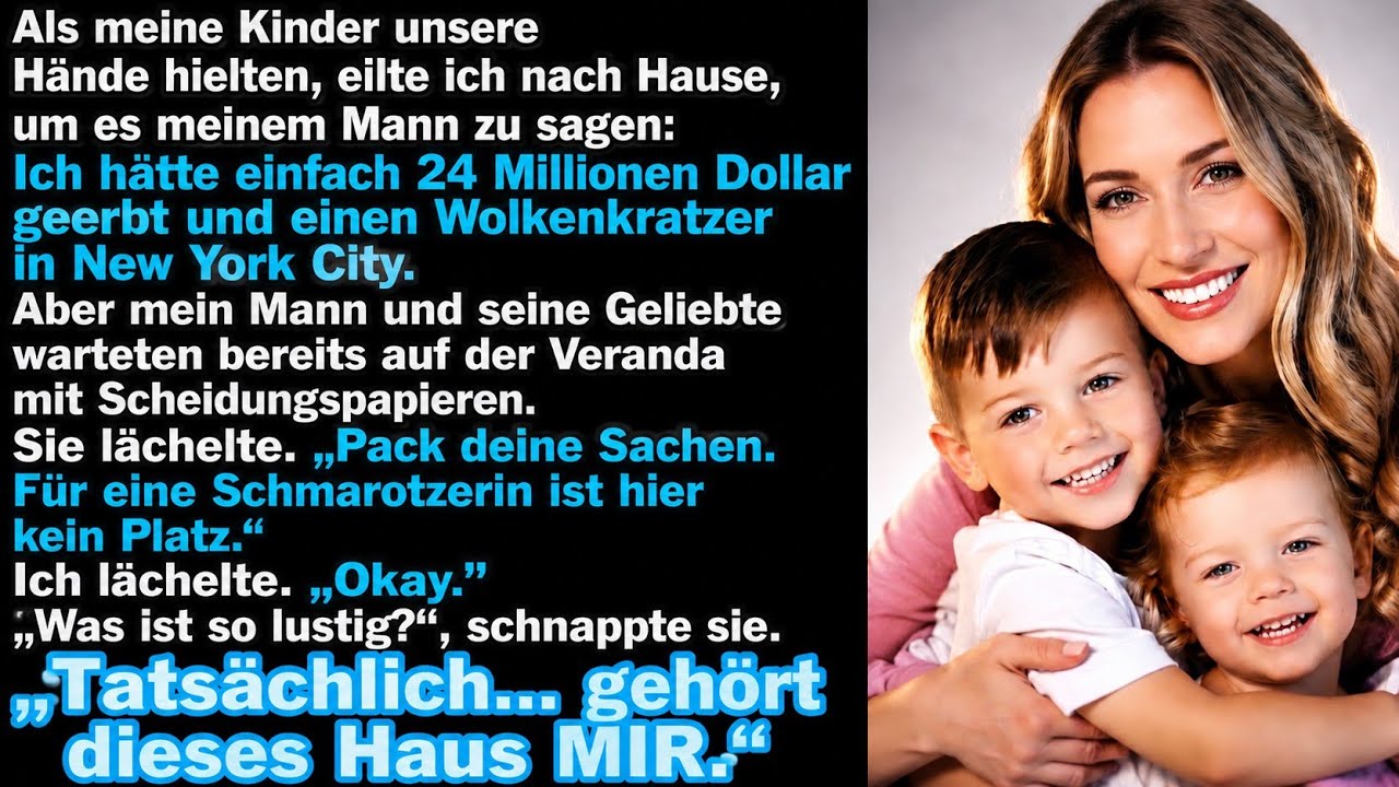 Mein Mann nannte mich Schmarotzerin – bis ich sagte:Dieses Haus gehört MIR!“Seine Geliebte erblasste