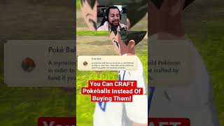You Can CRAFT Pokeballs in Pokémon Legends Arceus?! #shorts You Can CRAFT Pokeballs in Pokémon Legends Arceus?! #shorts