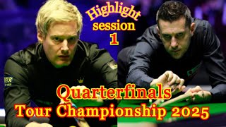 Neil Robertson vs Mark Selby Q/F Highlights Tour Championship ...