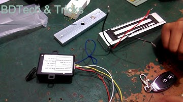 access control & Hundure RAC-960PEF,RAC-520PE,RAC-820PE Connection With Door Lock