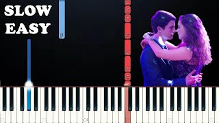 13 Reasons Why - The Night We Met (SLOW EASY PIANO TUTORIAL) Lord Huron