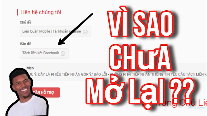 Hướng dẫn tách tài khoản garena với facebook