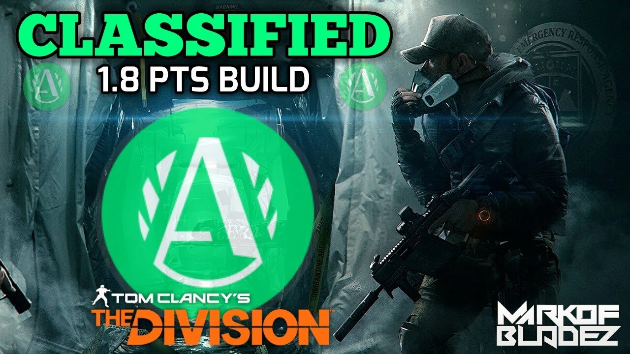 The Division 1.8 CLASSIFIED ALPHABRIDGE BUILD / GAMEPLAY