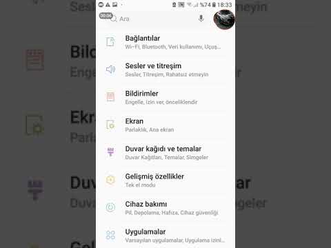 Samsung telefonlarda saat stili değiştirme