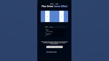 💥 Flex Grow Hover Effect! ✨ | Modern JS Design 2025 in 60 Seconds||#shorts #shortvideo #flex #ai #js