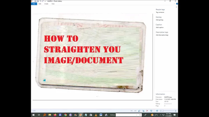HOW TO STRAIGHTEN/DESCREW YOUR DOCUMENTS 2023.FOR FREE.