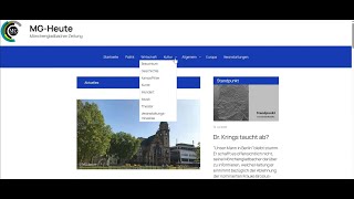 Umstellung der Website mg-heute.de von Classic Theme zum Block Theme auf der FrOSCon 2025