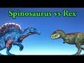 SPINOSAURUS vs REX - SPINO UPDATE! || ARK: Survival Evolved || Cantex