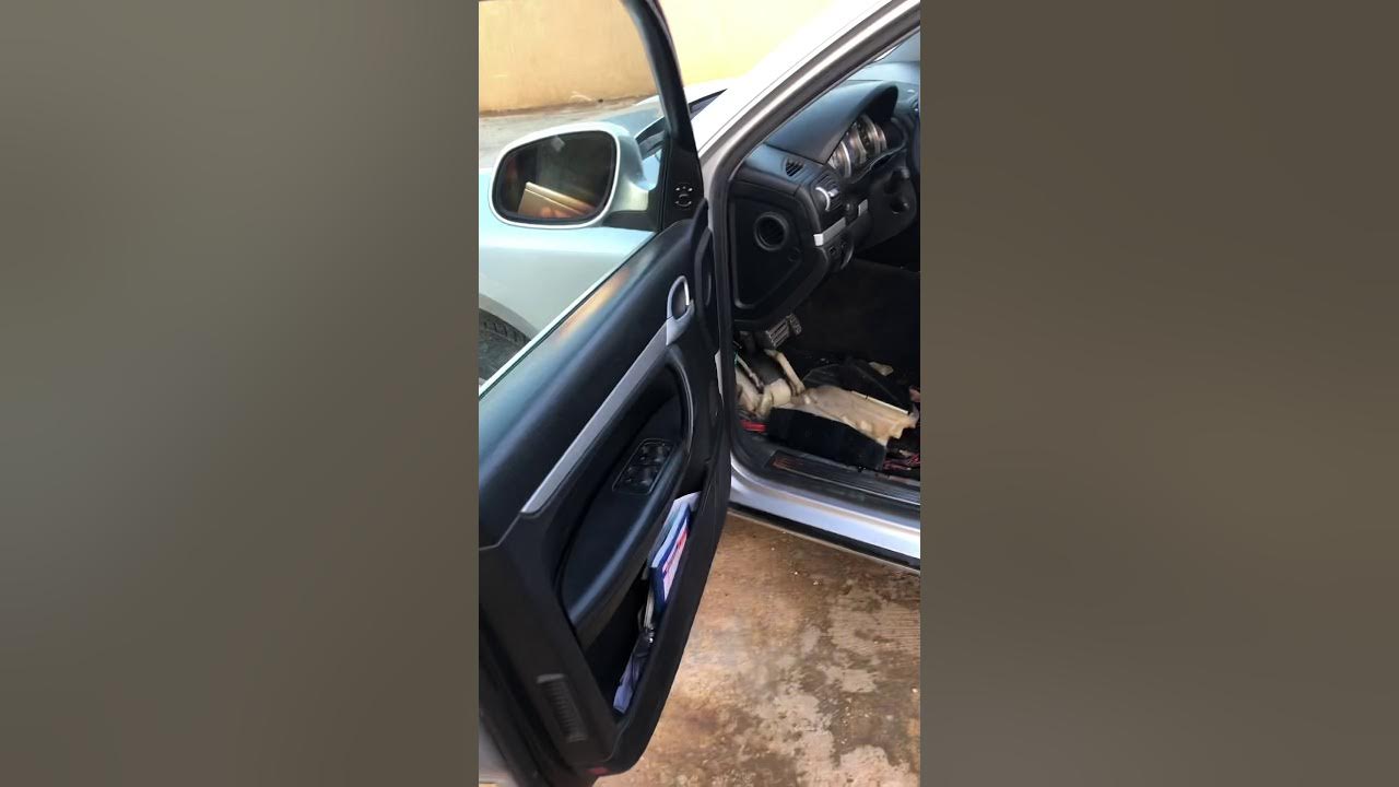 ignition lock fault, brakes proportion, abs, Porsche Cayenne YouTube