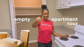 Empty apartment tour/ low income apartment/ what does it look like inside ?
