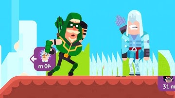 Bowmasters - Templar (Tomahawk) APPLE & Birds - Gameplay Walkthrough (481)