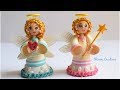 Quilling Angels/ How to make Angels for Christmas Decorion/ 3D Quilled Dolls