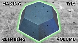 Make a Hexagon Rock Climbing Volume for $10!  DIY