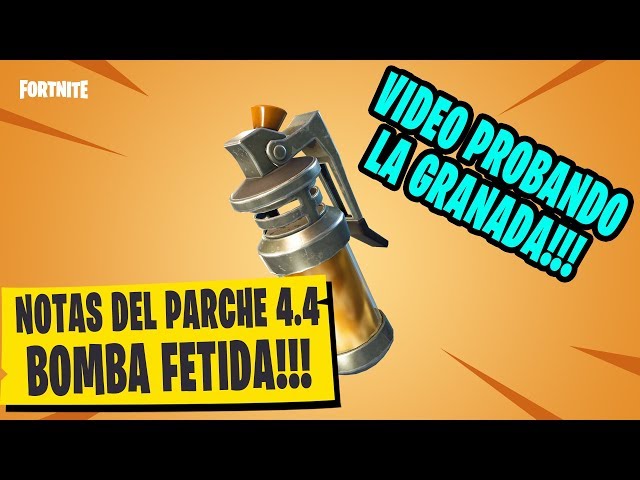 La Bomba Fétida, la nueva granada de Fortnite